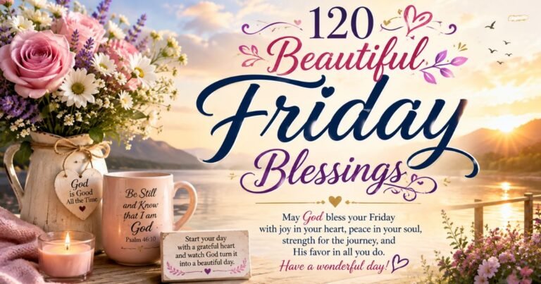 120 Beautiful Friday Blessings