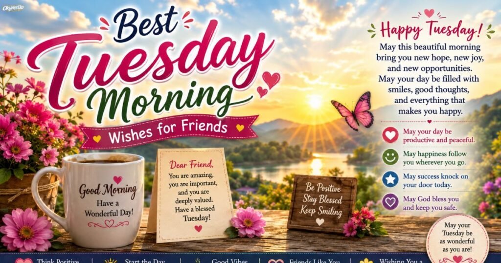 Best Tuesday Morning Wishes for Friends