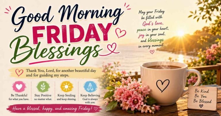 Good Morning Friday Blessings