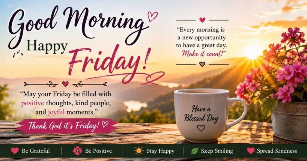 Good Morning Friday Images and Quotes image