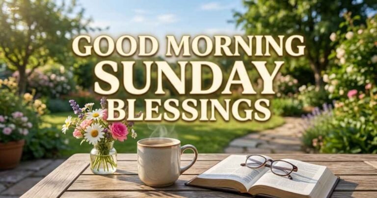 Good Morning Sunday Blessings