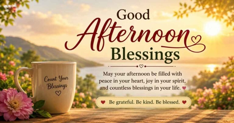Good afternoon Blessings Quotes