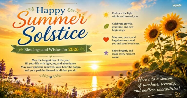 Happy Summer Solstice Blessings and Wishes
