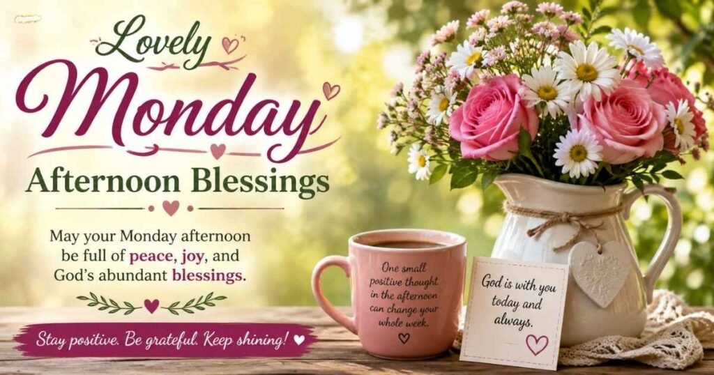Lovely Monday Afternoon Blessings