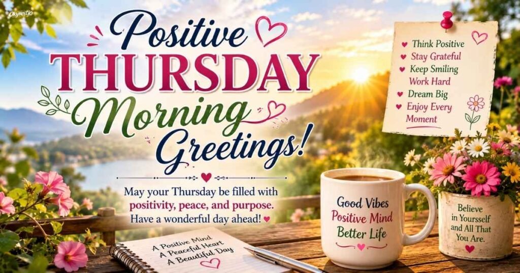 Positive Thursday Morning Greetings
