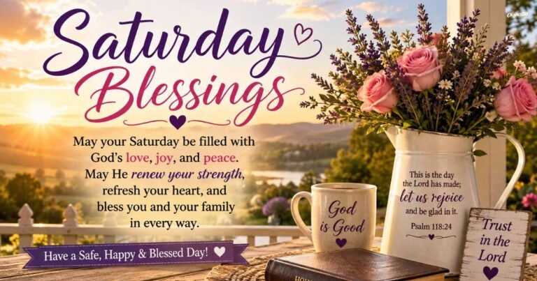 Saturday Blessings Images and Quotes