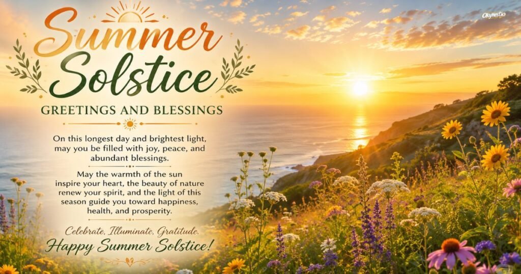 Summer Solstice Greetings and Blessings