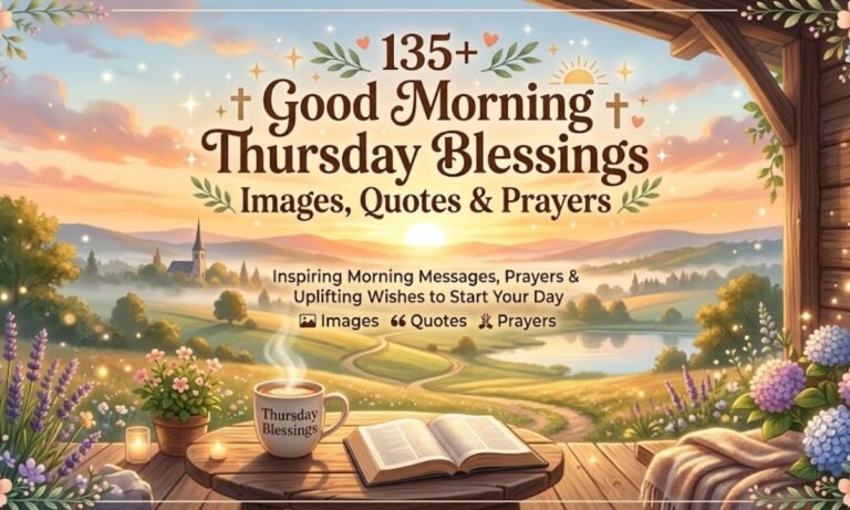 135+ Good Morning Thursday Blessings Images, Quotes & Prayers