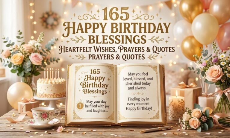165 Happy Birthday Blessings: Heartfelt Wishes, Prayers & Quotes