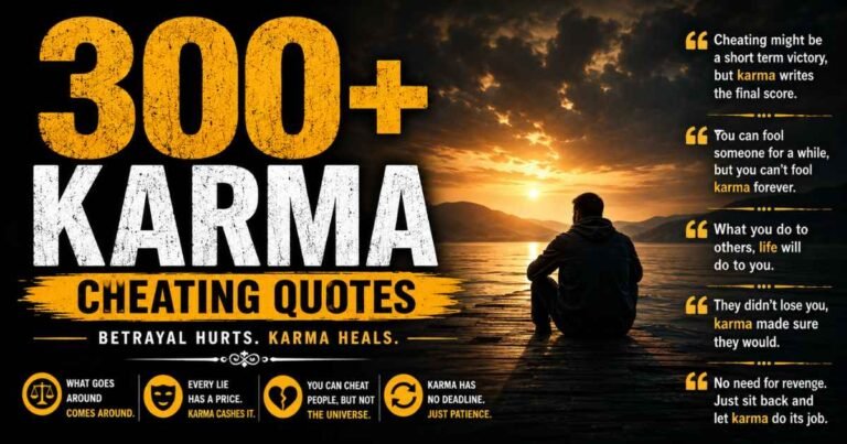 300+ Karma Cheating Quotes