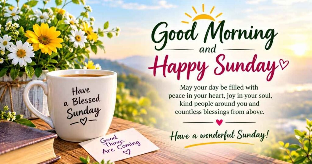 Good Morning and Good Sunday Wishes