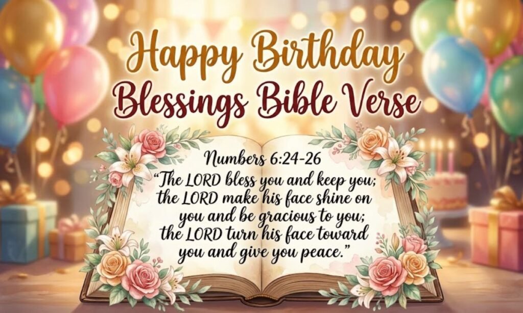Happy Birthday Blessings Bible Verse