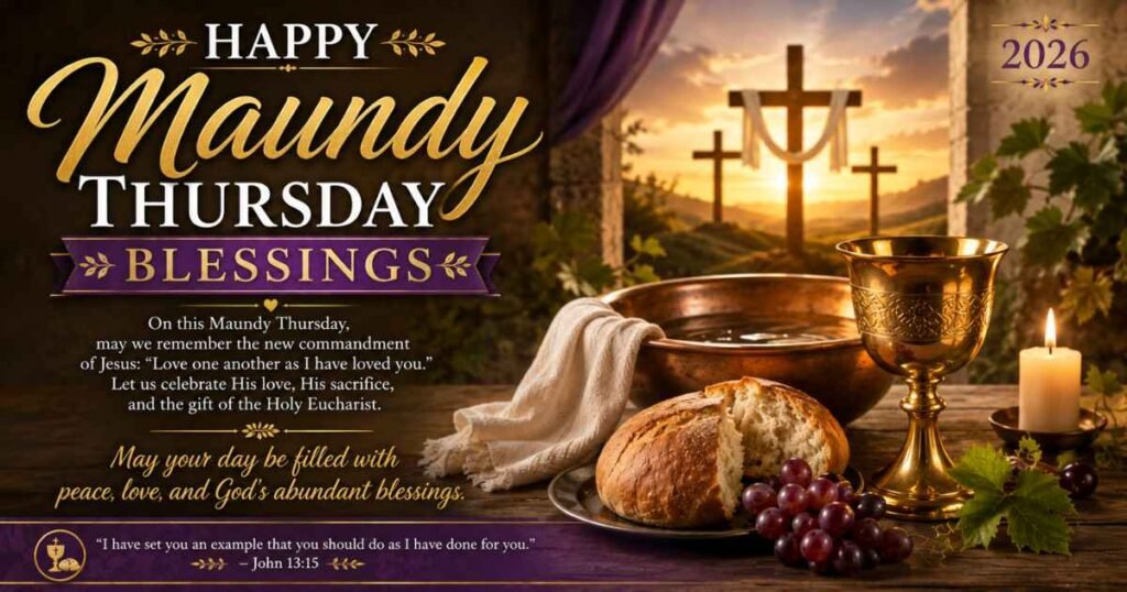 Happy Maundy Thursday Blessings 2026