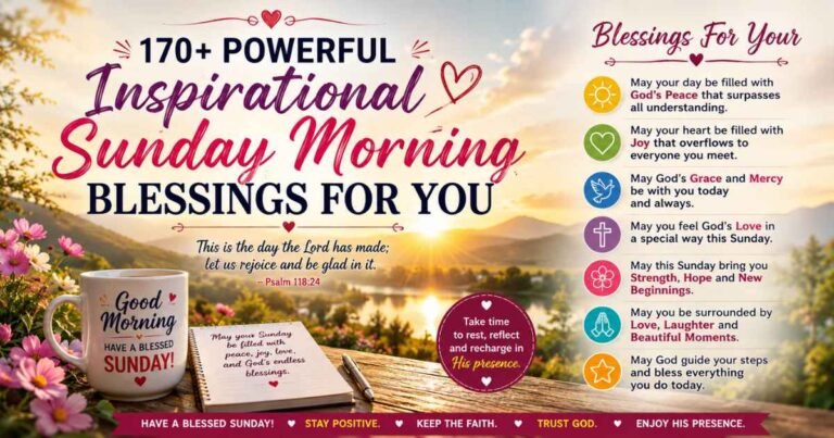 Inspirational Sunday Morning Blessings