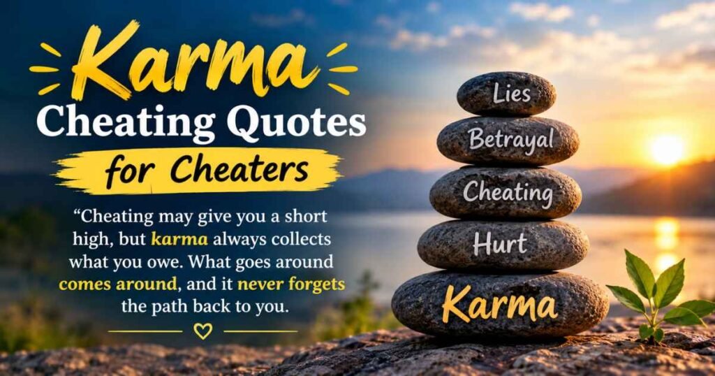 Karma Cheating Quotes