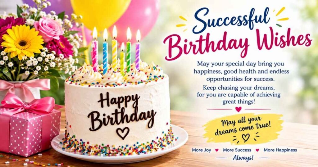 Successful Birthday Wishes