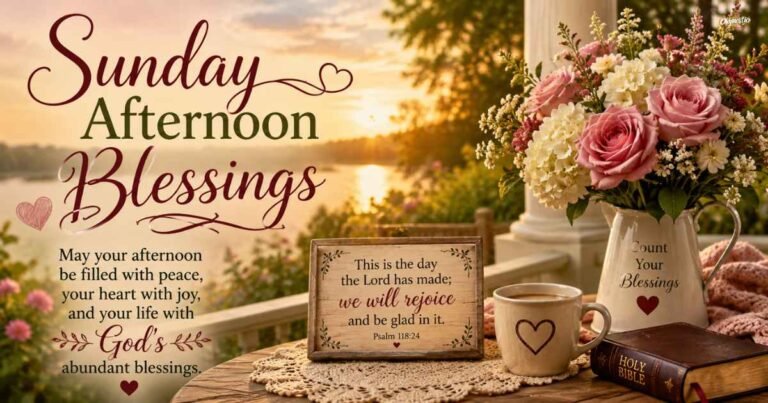 Sunday Afternoon Blessings