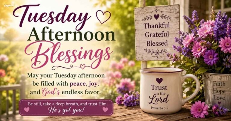 Tuesday Afternoon Blessings