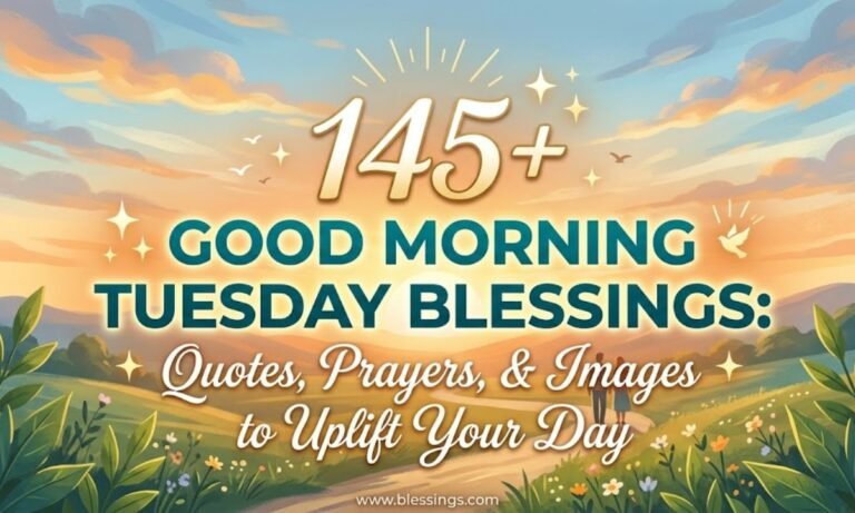 145+ Good Morning Tuesday Blessings: Quotes, Prayers, & Images to Uplift Your Day