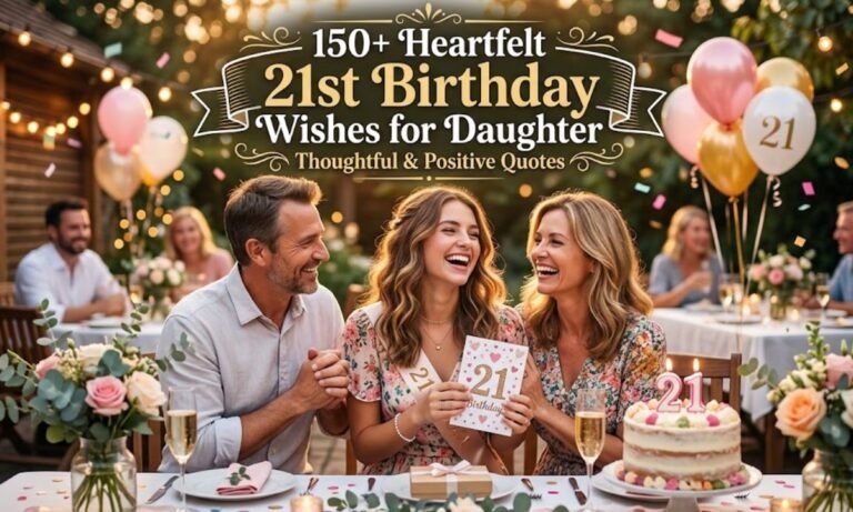 150+ Heartfelt 21st Birthday Wishes for Daughter: Thoughtful & Positive Quotes