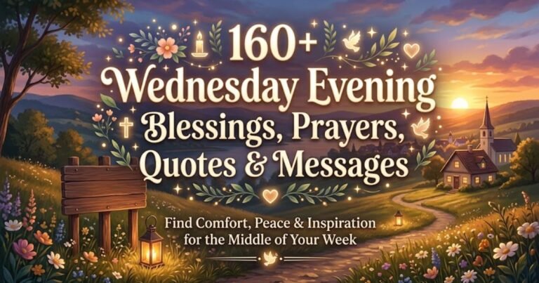 160+ Wednesday Evening Blessings, Prayers, Quotes & Messages