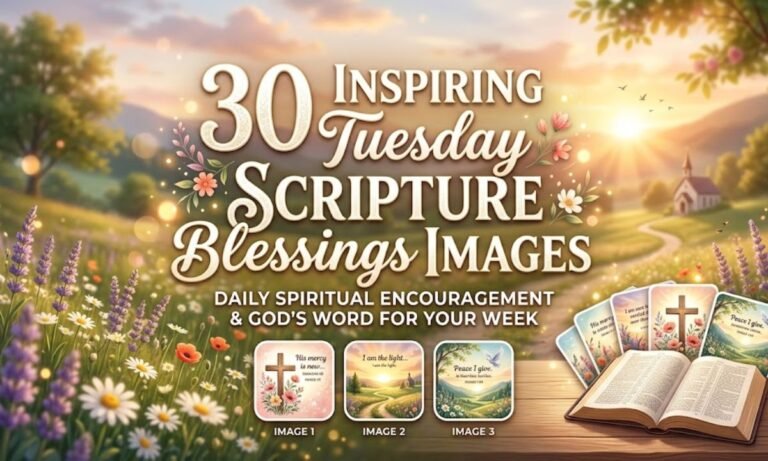 30 Inspiring Tuesday Scripture Blessings Images