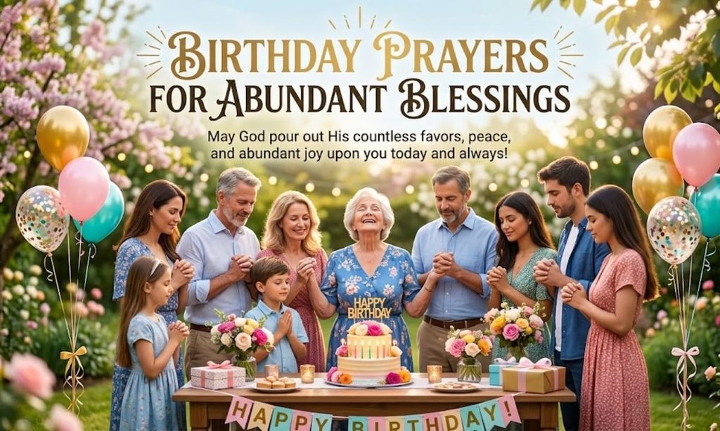 Birthday Prayers for Abundant Blessings