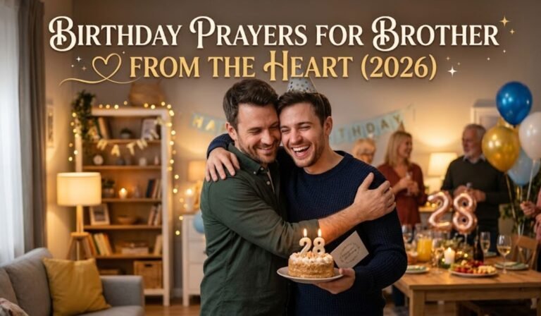 Birthday Prayers for Brother from the Heart (2026)