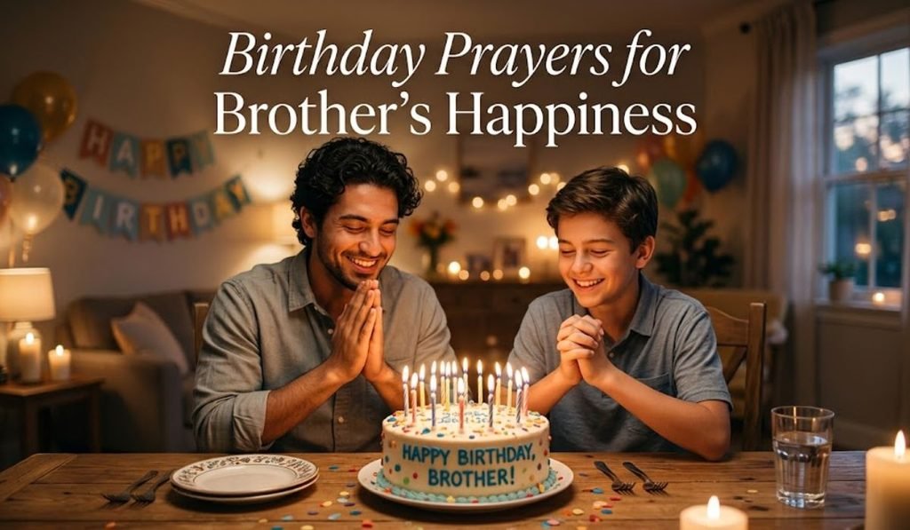 Birthday Prayers for Brother’s Happiness