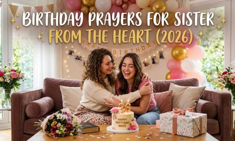 Birthday Prayers for Sister from the Heart (2026)