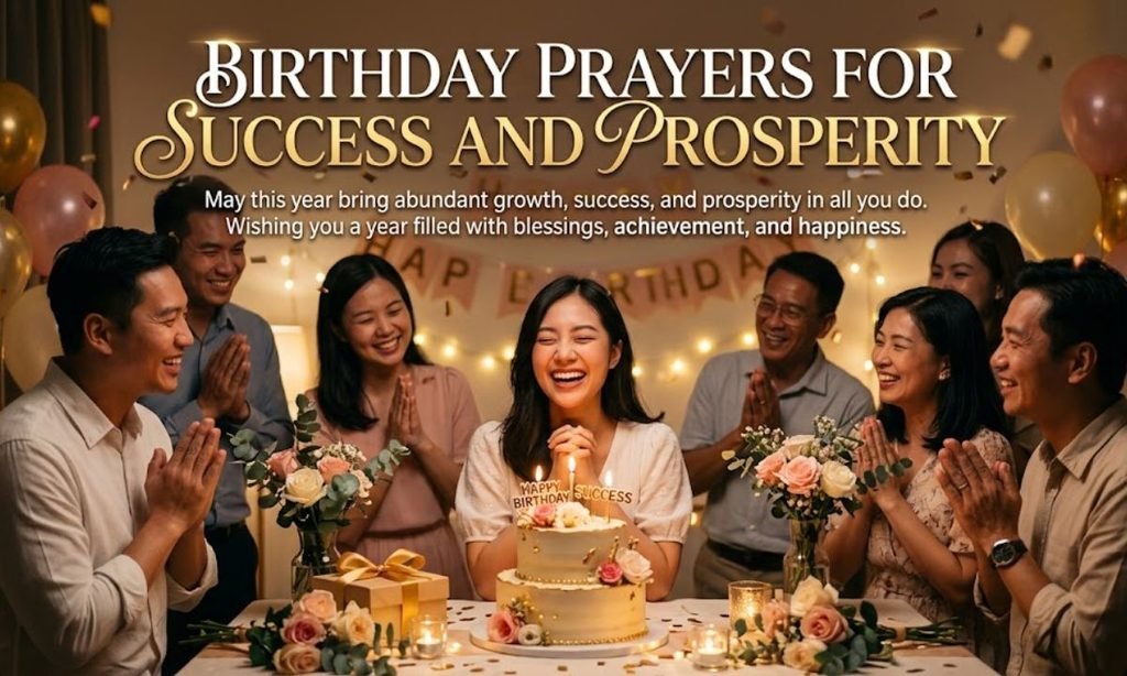 Birthday Prayers for Success and Prosperity