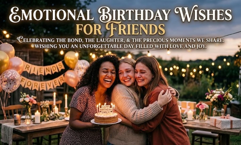 Emotional Birthday Wishes for Friends