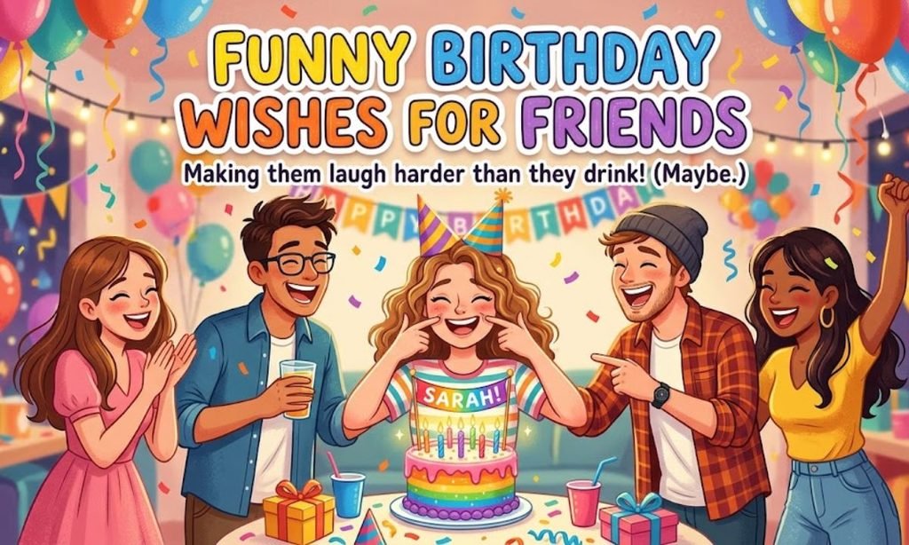 Funny Birthday Wishes for Friends