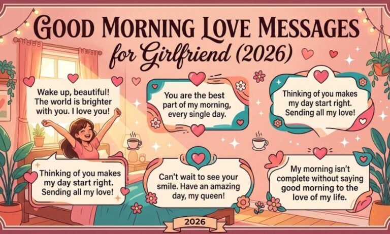 Good Morning Love Messages for Girlfriend (2026)