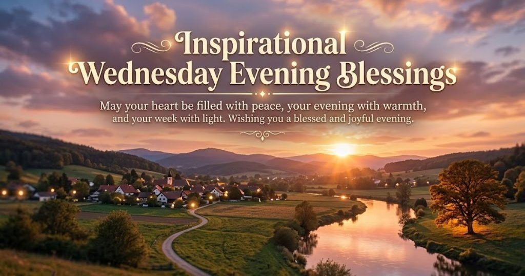 Inspirational Wednesday Evening Blessings