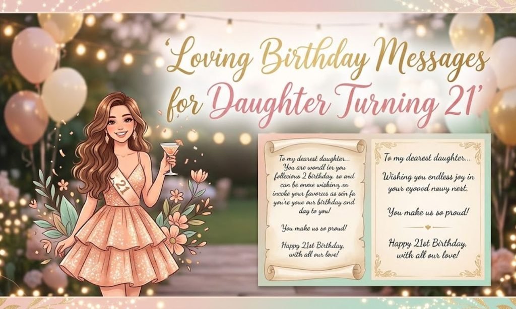 Loving Birthday Messages for Daughter Turning 21