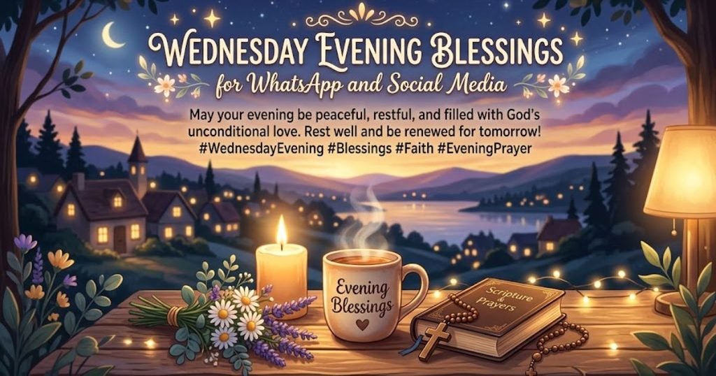 Wednesday Evening Blessings for WhatsApp and Social Media